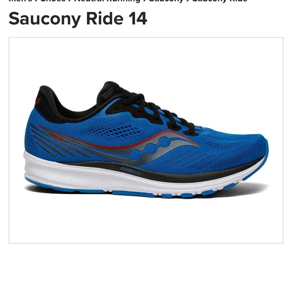 Saucony Ride 14 running shoe